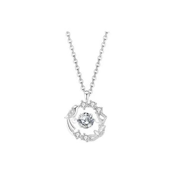 Stone Edge Poly 925 Sterling Silver Necklaces Women's