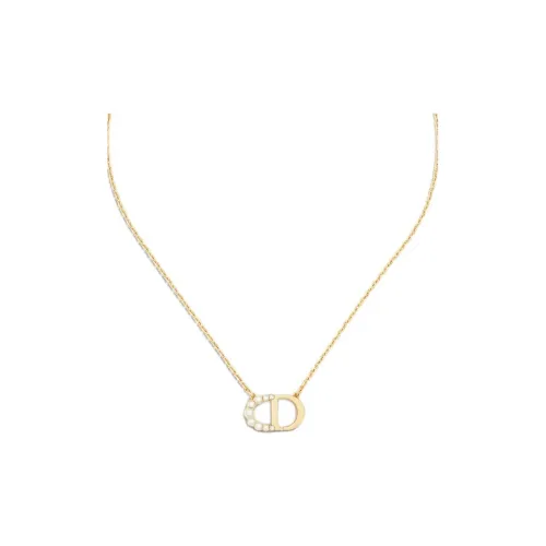 DIOR Metal Necklaces Women's Gold