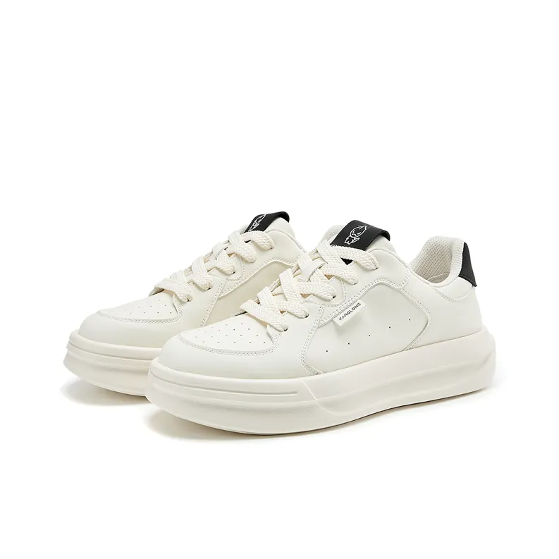 KANGLONG Slip Resistant Shock Absorbers With Abrasion Resistant Properties Low Top Skateboard Shoes Men's-1