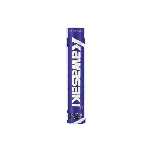 Kawasaki P65 Goose Feather Shuttlecock 12 Pack Goose Feather Professional Training Shuttlecocks