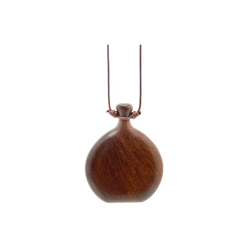 Mountains And Jade Seas Sandalwood Wooden Necklaces Unisex-1