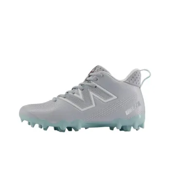 New Balance FreezeLX Anti Slip Wear Resistant Mid Top Kids' Soccer Shoes Gray Teenagers