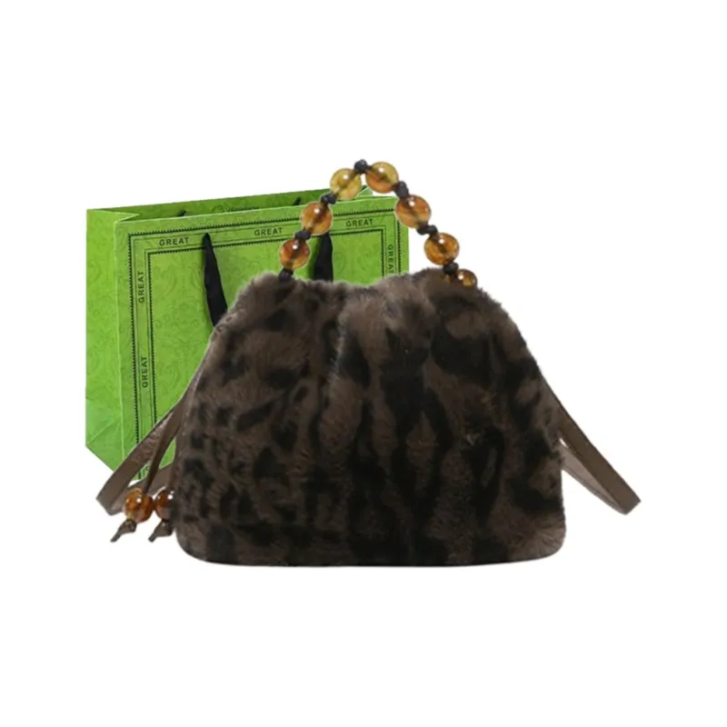 KARUISHA Plush Crossbody Bag Women's Black/White/Coffee/Leopard Print Black/Leopard Print Coffee/Khaki-15