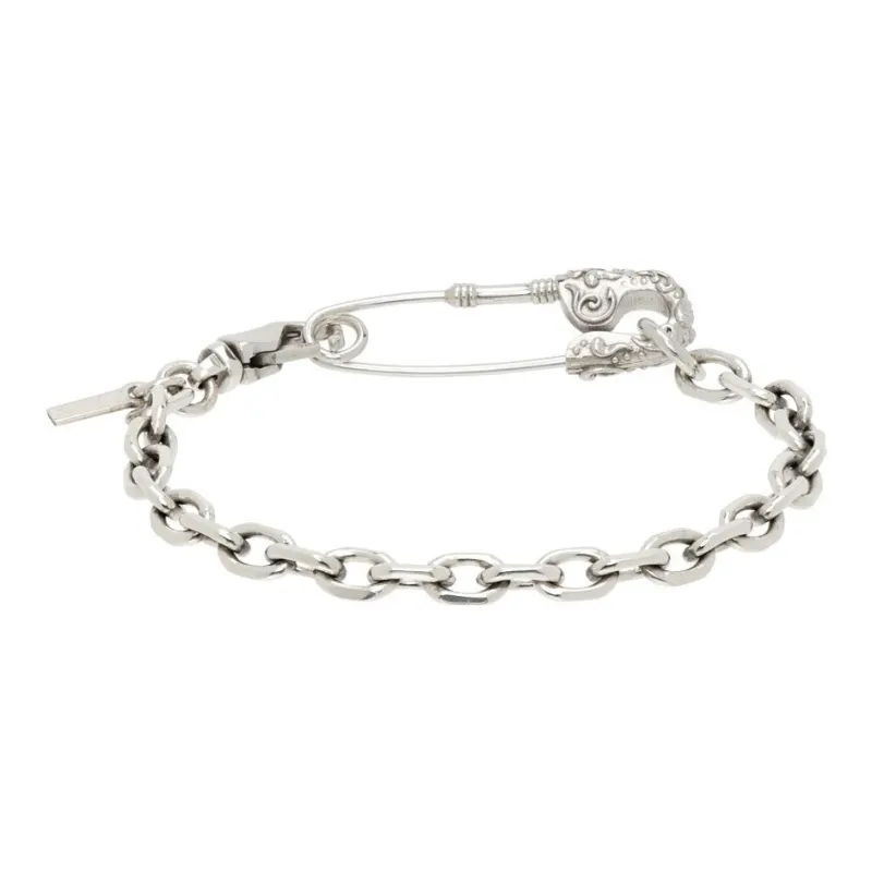 EMANUELE BICOCCHI 925 Sterling Silver Bracelets Men's Silver-0