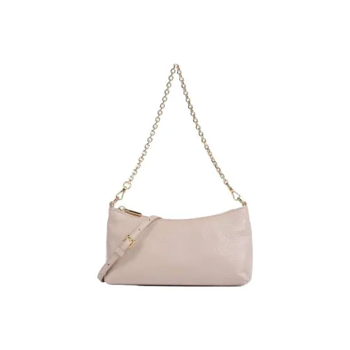 COCCINELLE Grain Leather Portable Crossbody Bag, Shoulder Bag Mini Women's Rose Pink