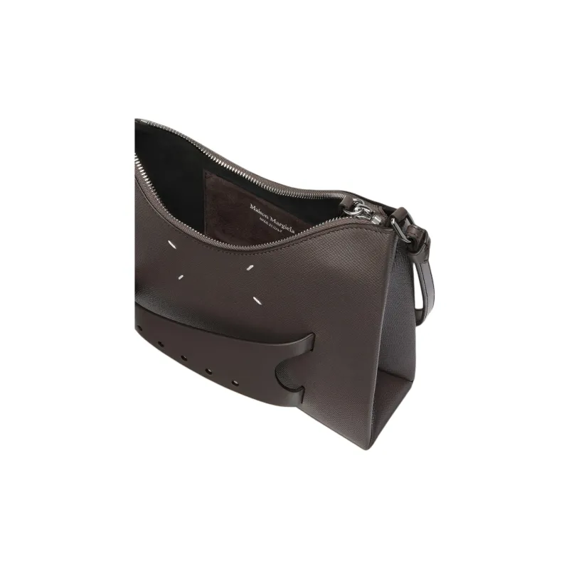 Maison Margiela Leather Crossbody Bag Shoulder Bag Women's Coffee-4
