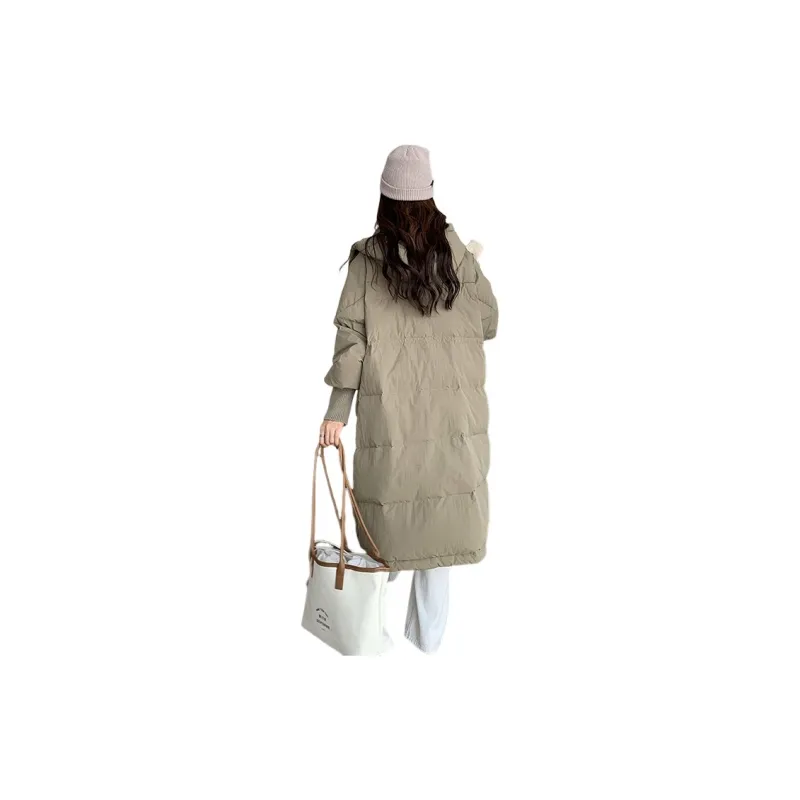 Flowers In Water Puffer Jacket Women's-2