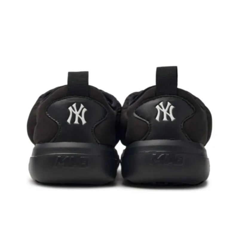 MLB New York Yankees Anti Slip Wear Resistant Low Top Casual Shoes Unisex Black-4