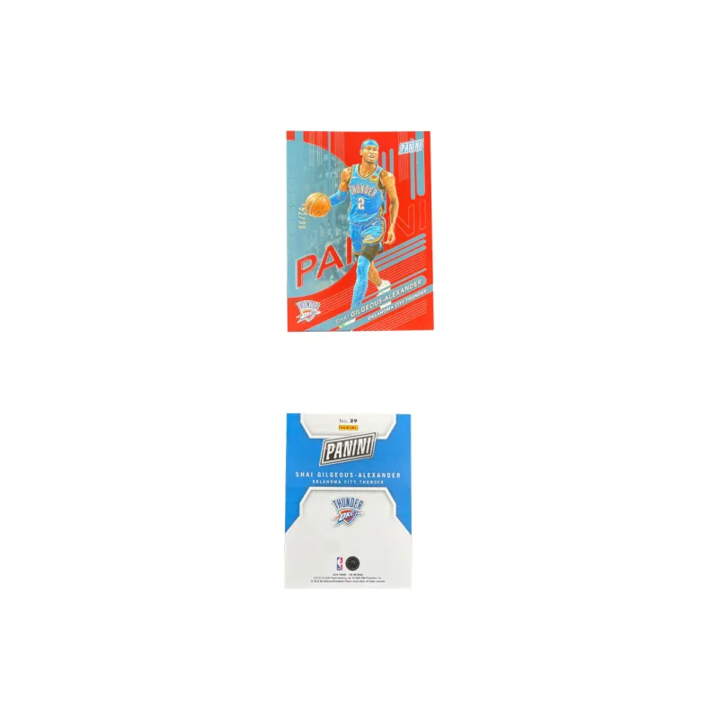 PANINI 2024 Thunder SGA Alexander 52/99 Player Card Product Access Sports Cards 1 Pc-2