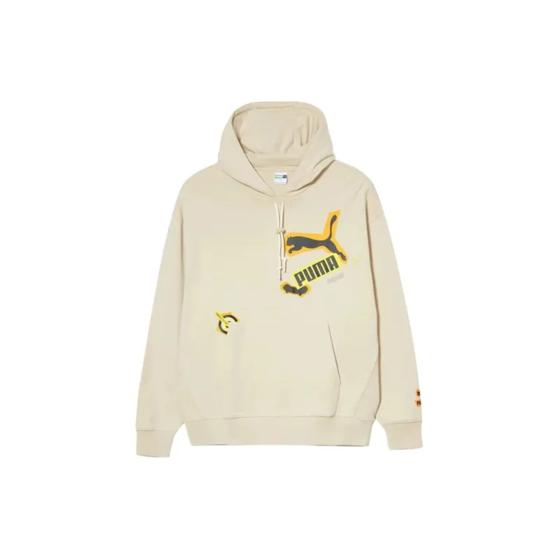 PUMA Sweatshirts Men Oat, Shopping Bag Included-1