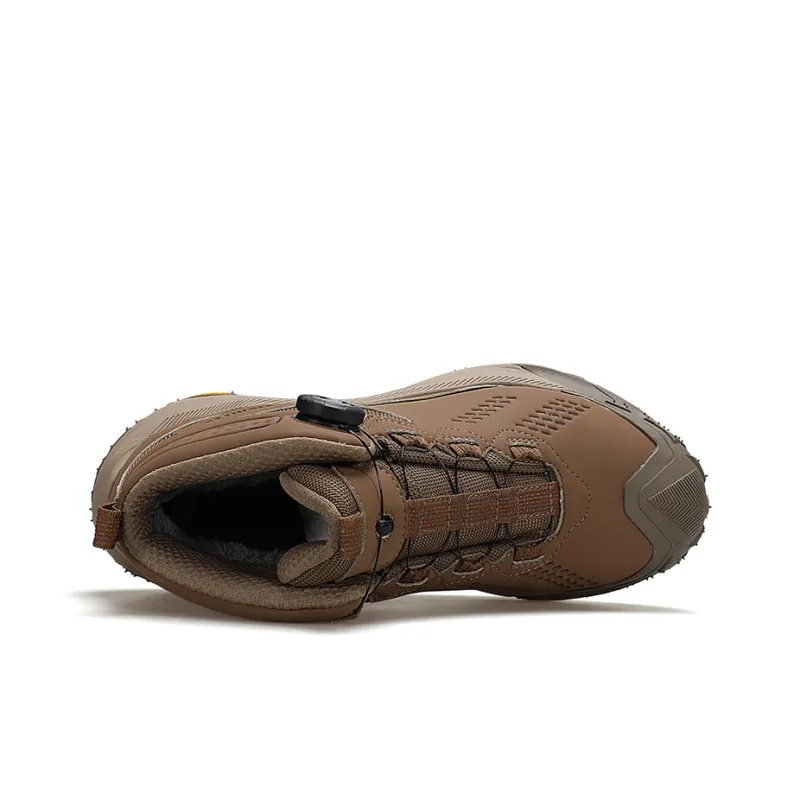 HUMTTO Coverage Impact Resistant Rebound High Top Outdoor Shoes Men's Brown-3