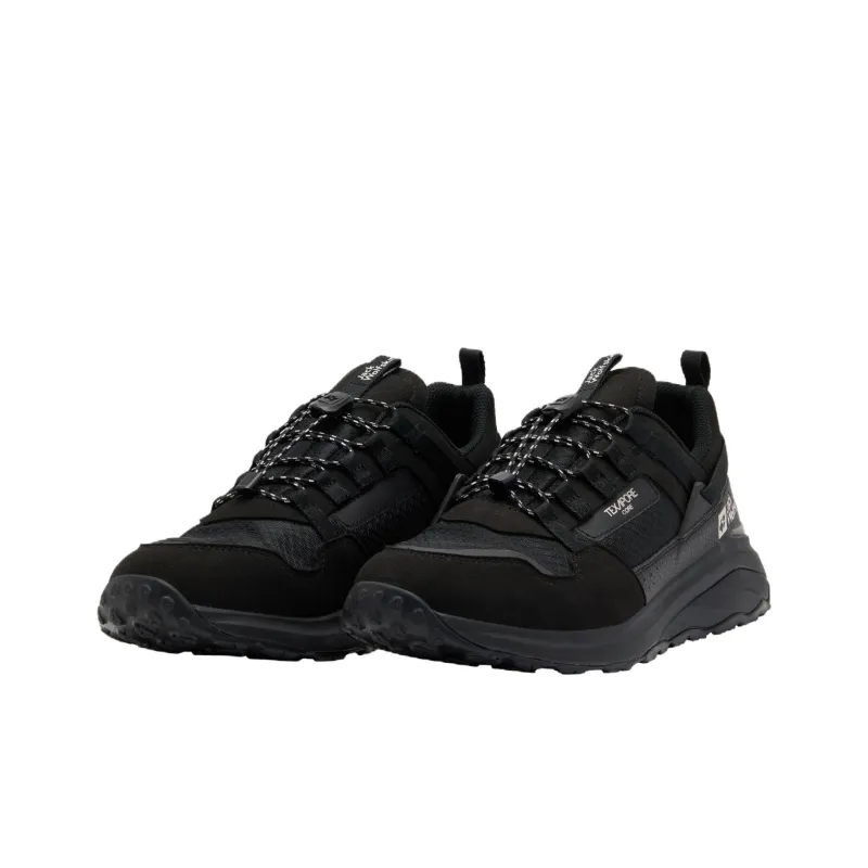 Jack Wolfskin Wear resistant And Waterproof Low Top Outdoor Shoes Men's Black-3