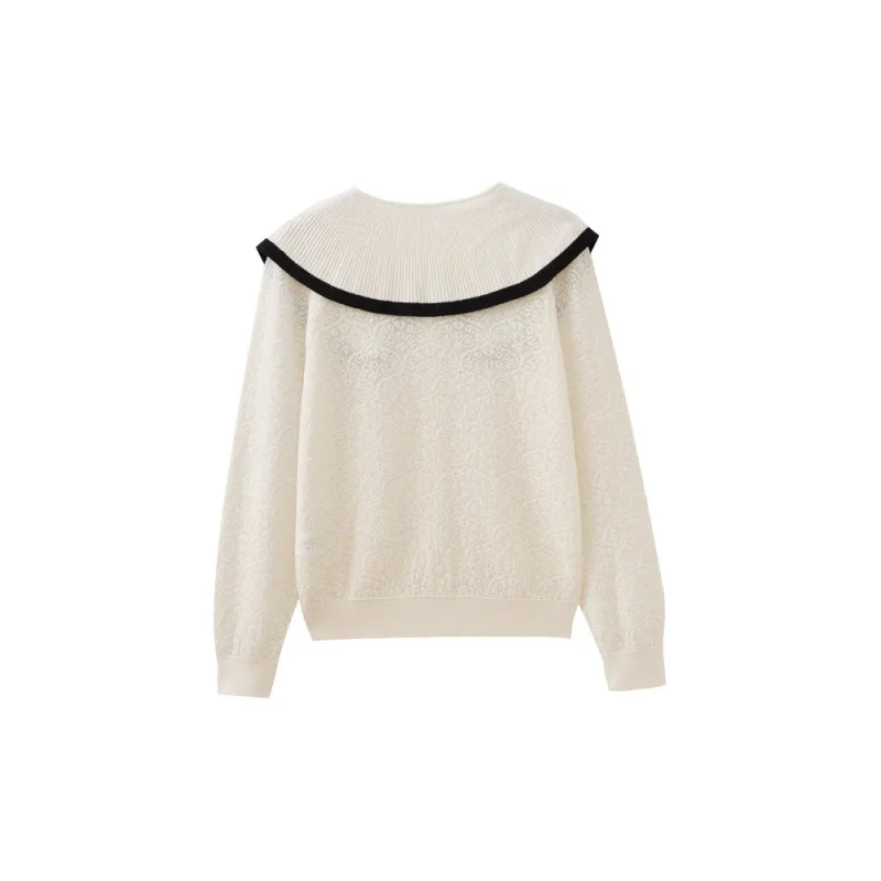 SHUIYUNJIAN Knitwear Women's Beige Apricot-1