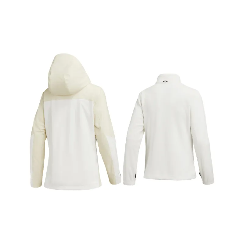Skechers Waterproof And Windproof Windbreaker Jacket Women's Marshmallow White-3