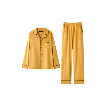 Meonsill Pajama Set Men's Yellow