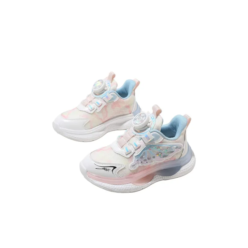 ABC KIDS Slip Resistant Rebound Lightweight Cushioning Kids Lifestyle Shoes Pink Kids'-1