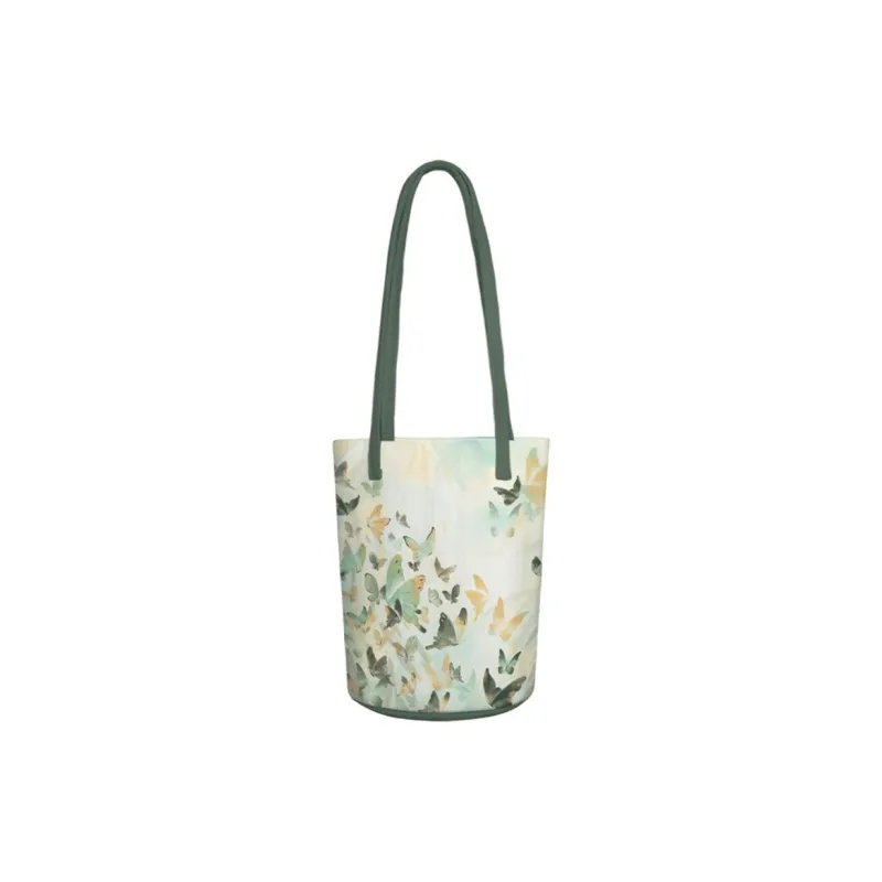 AOSONG Suede Tech Fabric Shoulder Bag Unisex Multicolor-0
