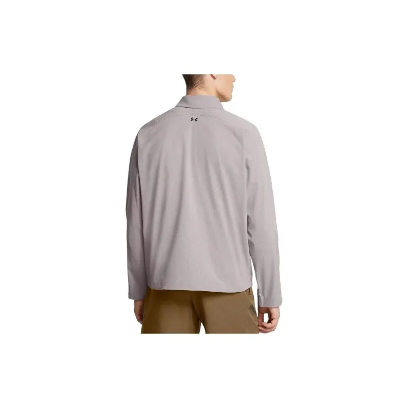 Under Armour Unstoppable Jackets Coats Men's Lipstick Carp Gray Comes With Necklace-4
