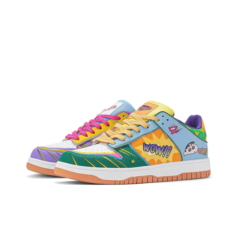 Crayon Shinchan Low Top Skateboard Shoes Gift Box Set-2