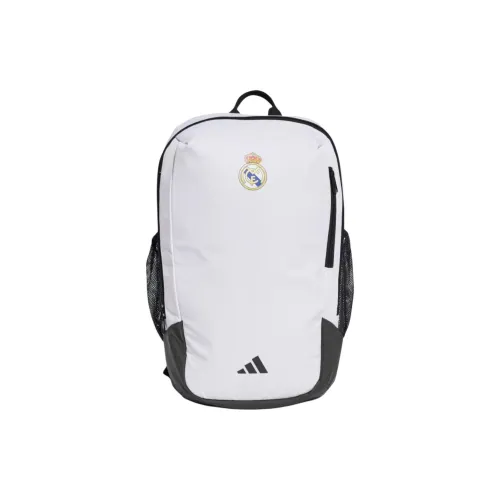 Adidas Polyester Backpack Regular Unisex White & Black