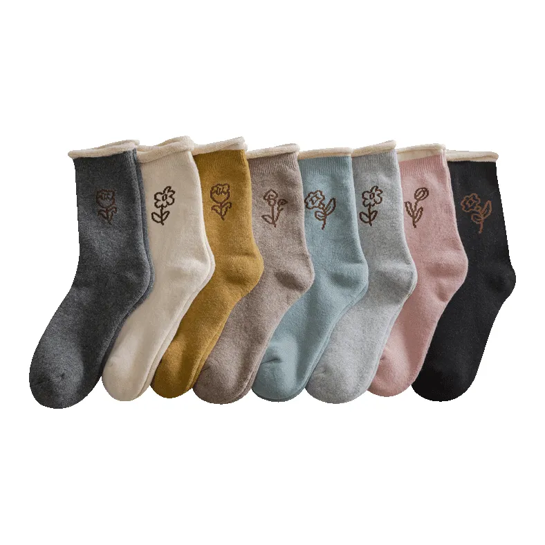 Cotton Gene Mid Calf Socks Women's Combo Set-4