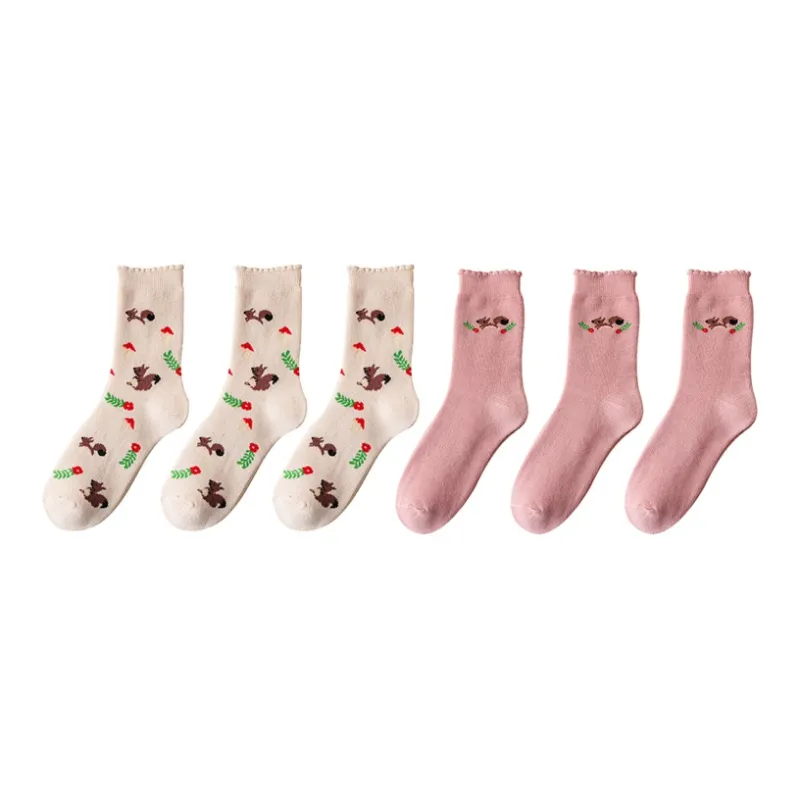 Cotton Gene Mid Calf Socks Women's Combo Set-30