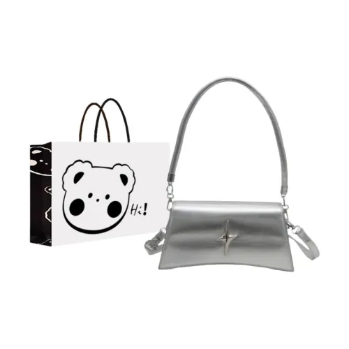 NX DOUGHNUT PU Advanced Sensual Fashion Handbag Women's Black/Silver/Leopard Black/Leopard Brown