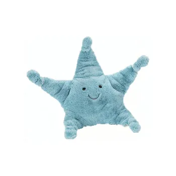 JELLYCAT Ocean Series Animal Starfish Skye Sky Blue Dolls Plush Doll 34cm High