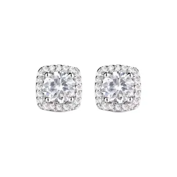 SIMPLE LURE Zircon Stud Earrings Men's