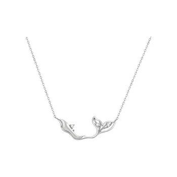 KING OF BLING 925 Silver, Mother Of Pearl, Cubic Zirconia Necklaces Women's
