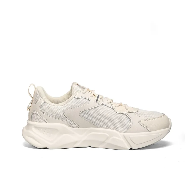 PEAK Non-slip Lightweight Low-Top Chunky Sneakers Men's Beige-1