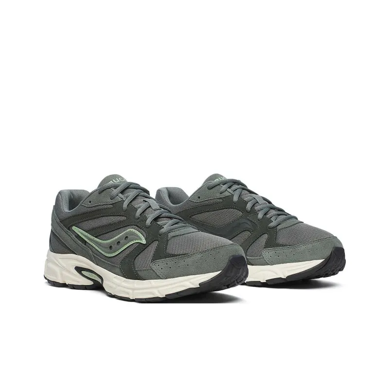 Saucony Ride Millennium Suede Olive Off White-2