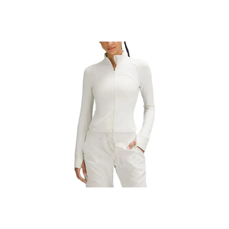 Lululemon Define Jacket Women's Bone White With Necklace Included-3
