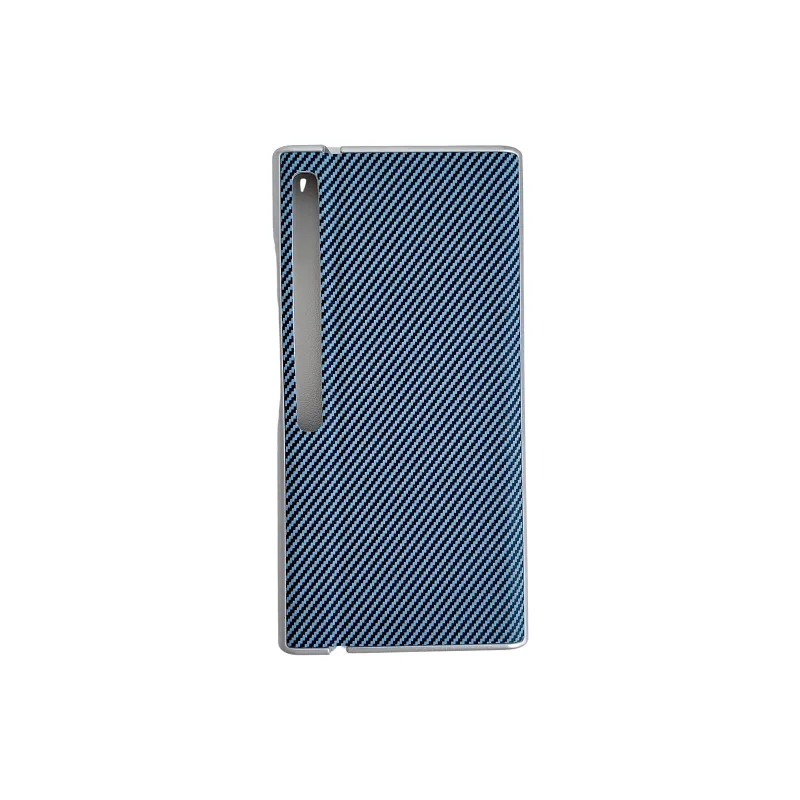 ZHUOJI Leather Material Kevlar Carbon Fiber Leather Texture Phone Case Compatible With Huawei Mate Xs2-8