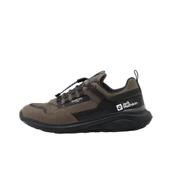 Jack Wolfskin Wear resistant And Waterproof Low Top Outdoor Shoes Men's Black Umber
