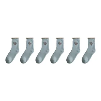 Cotton Gene Mid Calf Socks Women's Combo Set