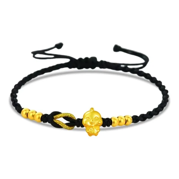 SINO GEM Gold Bracelet Unisex-18