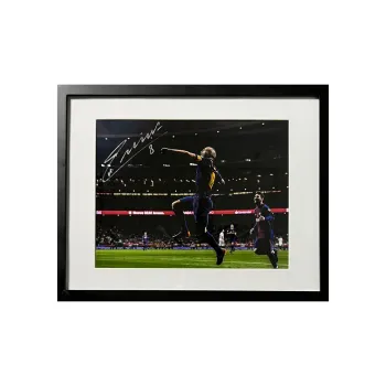 EM Iniesta Photo Includes Certification Certificate Frame Size: 38.6x48.6cm Barça Legend