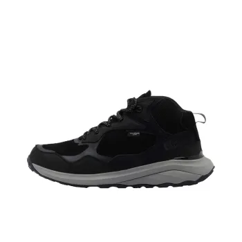 Jack Wolfskin Waterproof And Breathable Mid Top Outdoor Shoes Men's Black