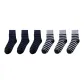 6 Pack Navy Blue 3+Light Gray 3
