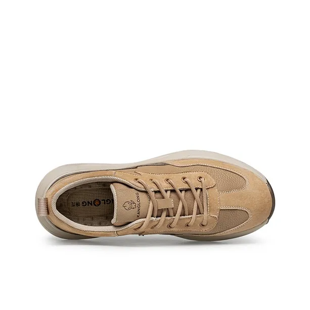 KANGLONG Shock Absorbers With Slip Resistant And Abrasion Resistant Properties Low Top Casual Shoes Men's-4