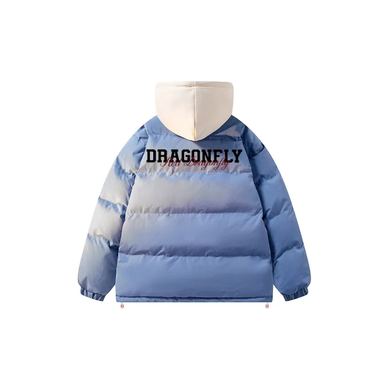 RED DRAGONFLY Puffer Jacket Unisex-13