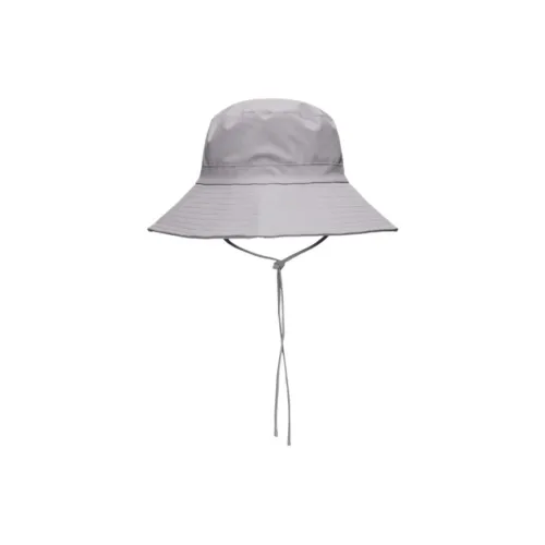 Rains Polyester Coated With Polyurethane Bucket Hats Unisex White