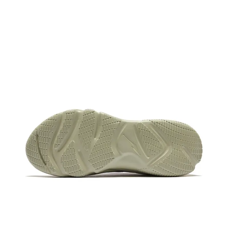 Erke Shock Absorbers Rebound Lightweight Low Top Casual Shoes Men's Beige Green Brown-5