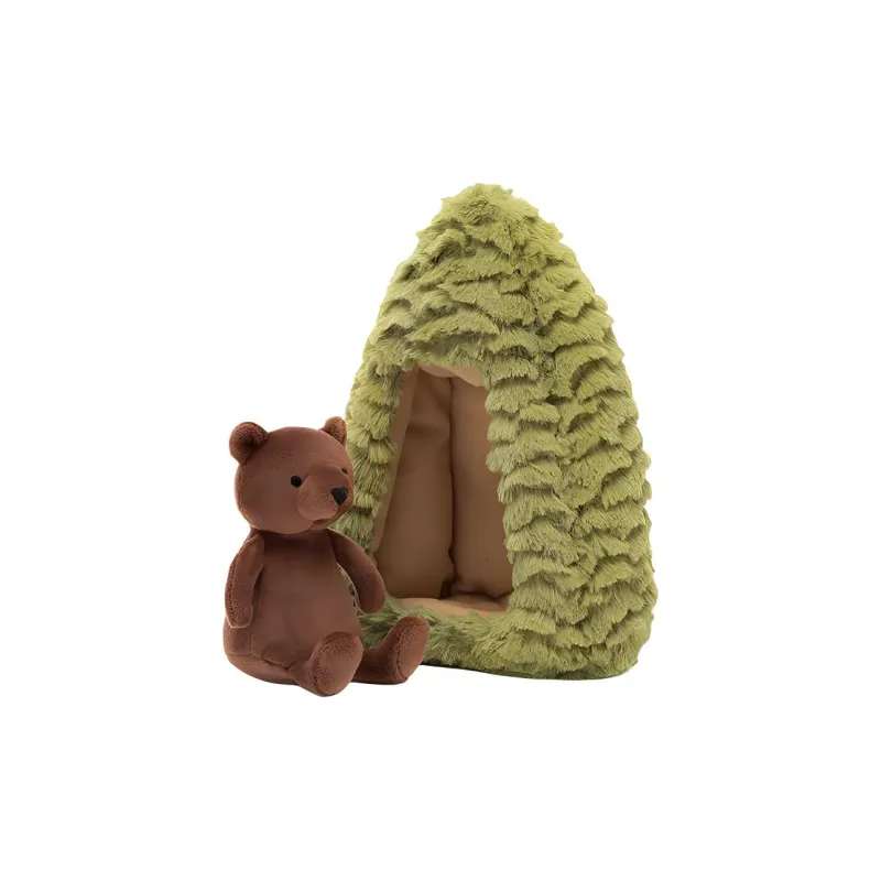 JELLYCAT Forest Fauna Bear Stuffed Animal-3
