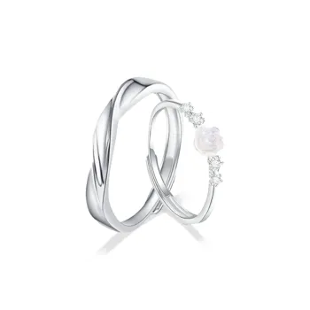 Chongqing Gold Store S999 Fine Silver Rings Unisex