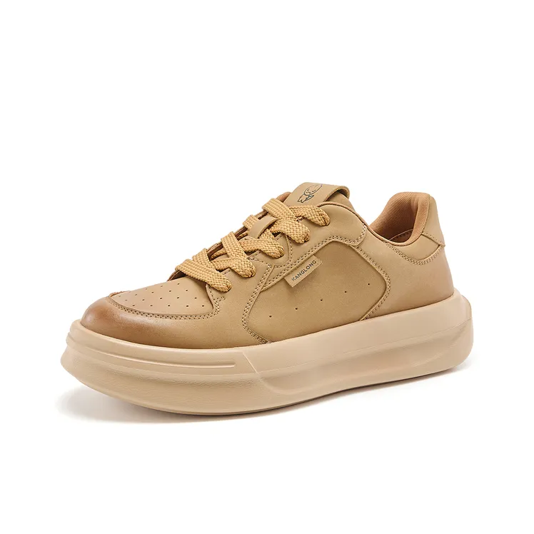 KANGLONG Slip Resistant Shock Absorbers With Abrasion Resistant Properties Low Top Skateboard Shoes Men's-5