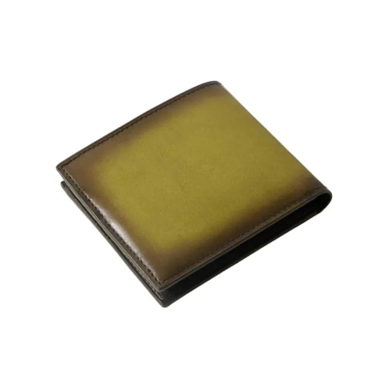BERLUTI Leather Wallet Men's Yellow-2