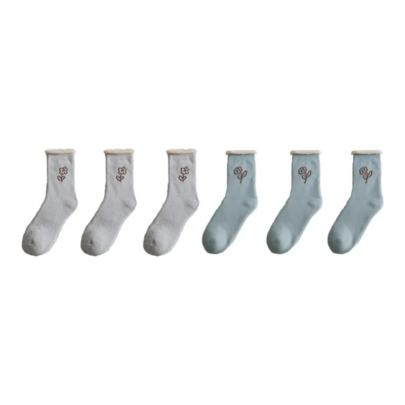 Cotton Gene Mid Calf Socks Women's Combo Set-25