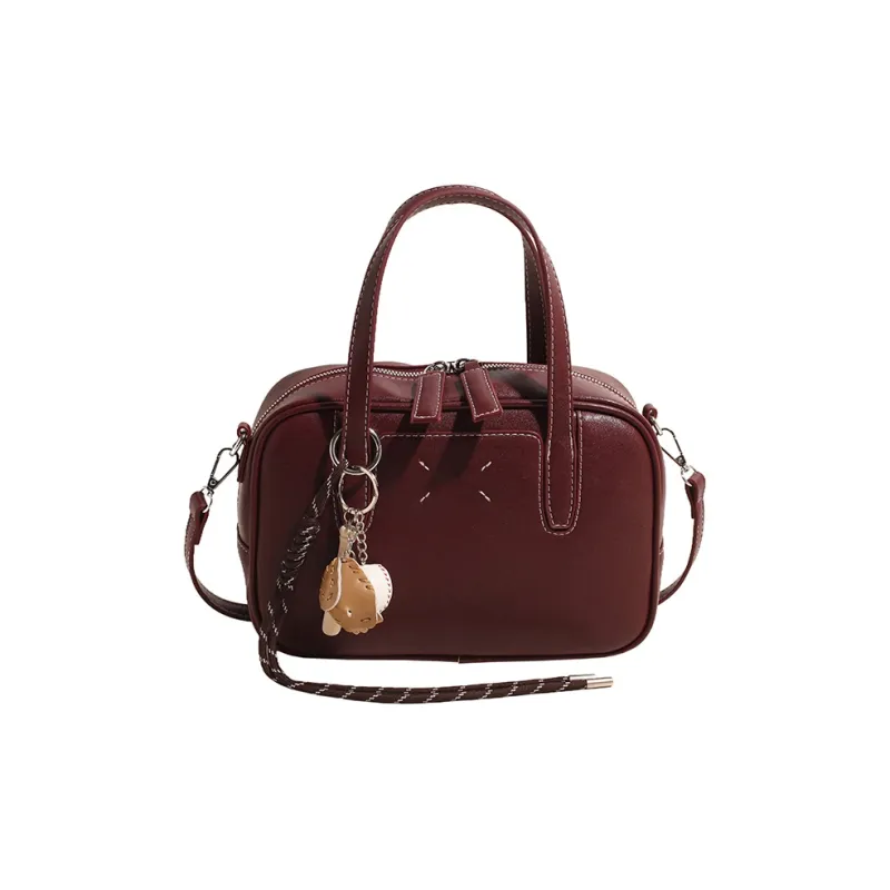 JIANMU PU Shoulder Bag, Crossbody Bag, Handbag Women's Black/Coffee/Brown/Red-7
